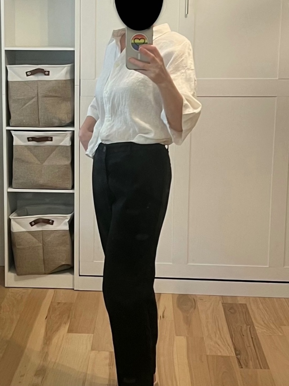 AG Caden Tailored Tapered Trousers — Women's Size 29 — Black